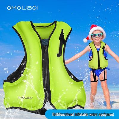 Adult & Children High Buoyancy Vest Swimsuit for Swimming, Motorboating, and Water Rescue