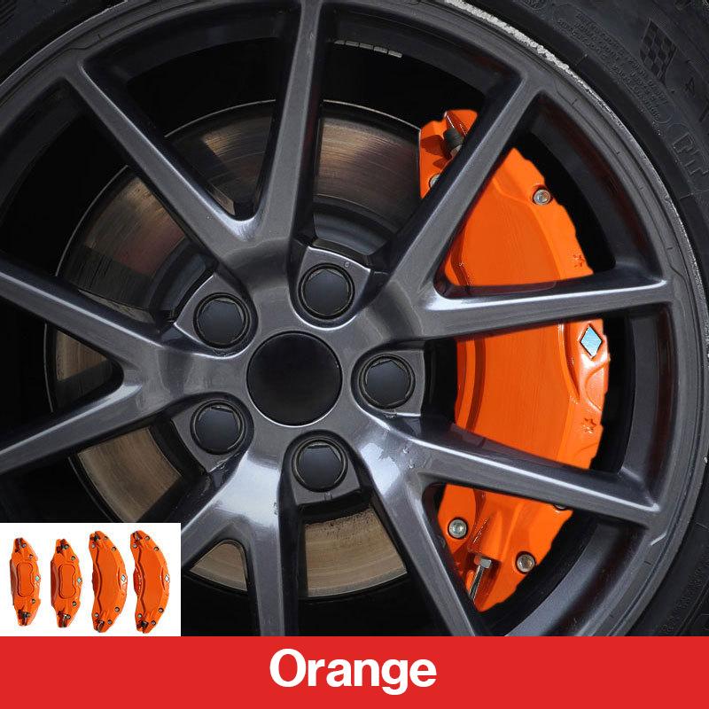 Heenvn Brake Caliper Covers For Tesla Model Y Juniper 2025 2026 Aluminum Alloy Wheel Hub Set Car Calliper Modification Exterior