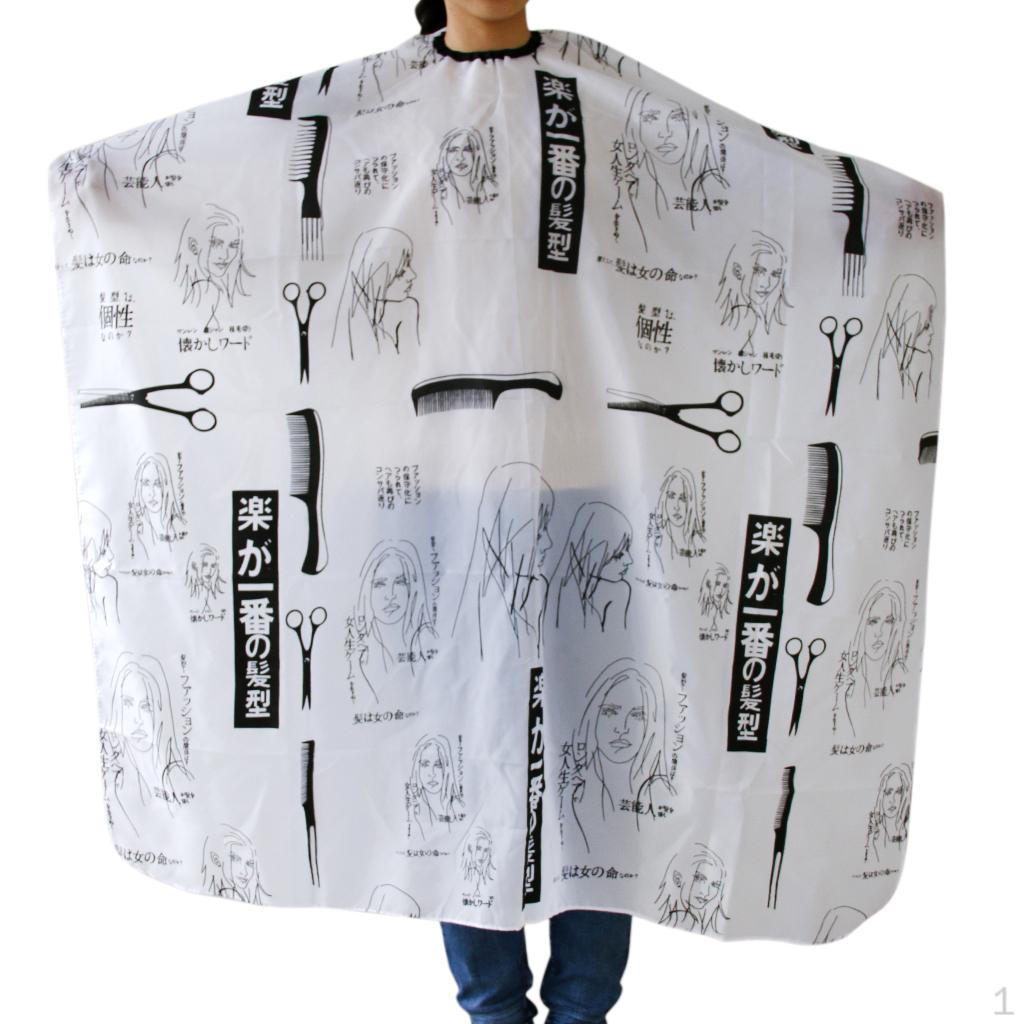 

Women Girls Ladies Anti Static Barber Hairdressing Cloth Hairstylist Salon Equipment Black