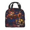 Crashs Bandicoots Cartoon Insulated Lunch Bags Video Game Food Container Portable Thermal Cooler Lunch Boxes For Work