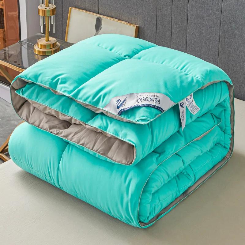 Kołdra hotelu pięciogwiazdkowego 95% biały puch gęsi Gruba Ciepła Kołdra Zimowa Kołdra Wiosenno-Jesienna Wkład Kołdry Kołdra do Akademika Studenckiego