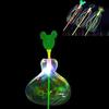 LED Light Up Glowing Bubble Maker Shook Stick Wands Outdoor Kids Toys Gifts