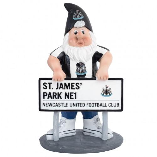 Newcastle United FC Street Sign Garden Gnome