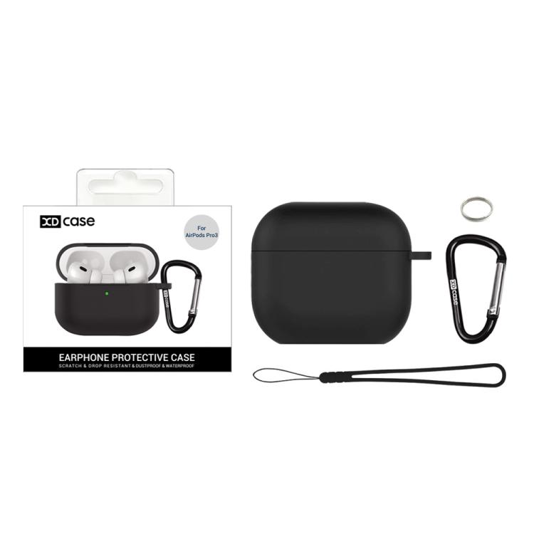 For AirPods Pro 3 XDcase 2.5mm Thick Silicone Earbud Protective Case with Hook