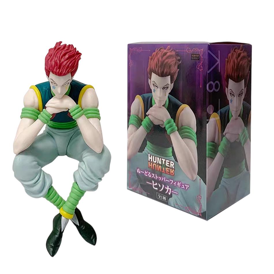 Anime Hunter x Hunter Figures Sitting Posture Xiaojie PVC Model Desktop Collection Ornaments Kids Gift
