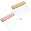 Stainless Steel Pizza Dough Scraper Wooden Handle Cake Bread Blade Pastry Spatulas Cutter Kitchen Baking Tools