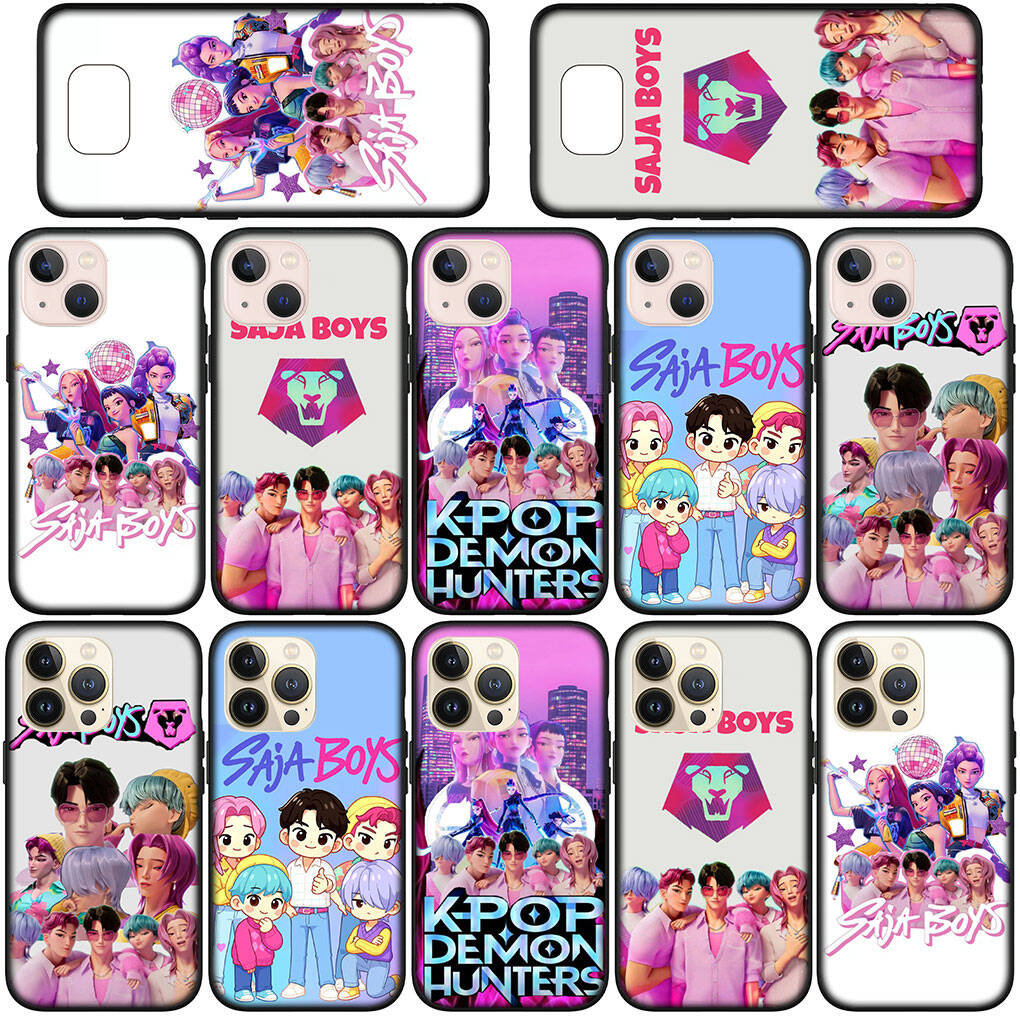 Handyhülle für iPhone 17 16 15 Plus X Huawei P30 P20 Lite Redmi Note 14 12 11 13 Pro Max OPPO A60 A80 A40 A18 KPop Saja Dämonen Jungs Jinu Jäger Hülle