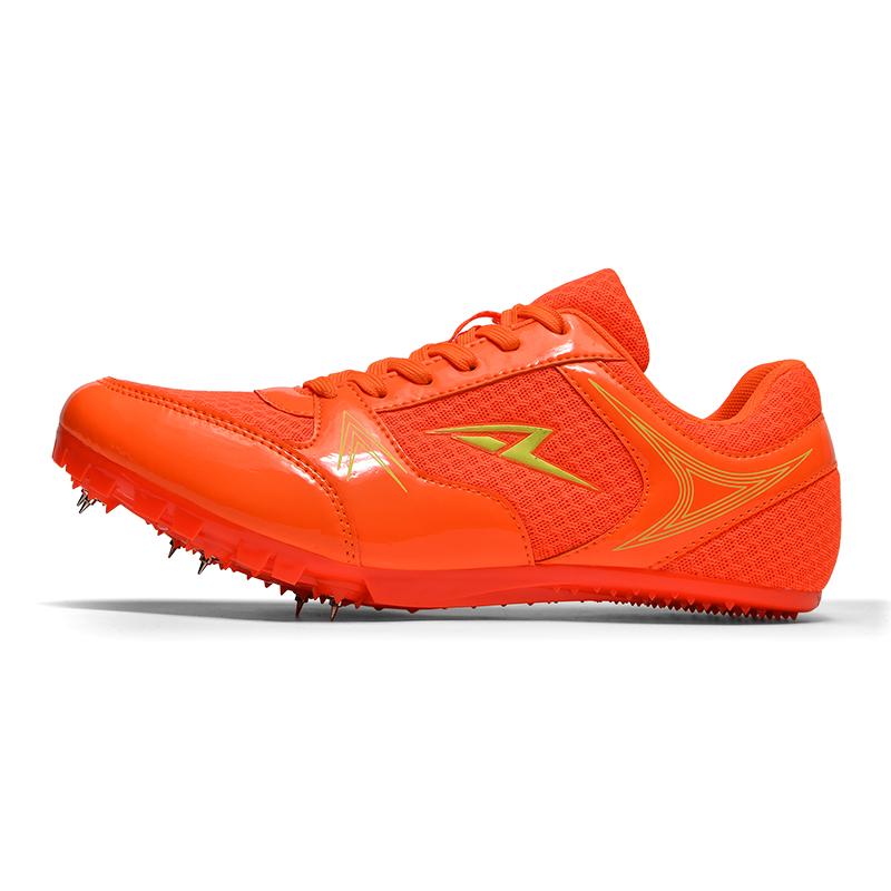 Men Women Athletic Shoes Track and Field Shoes Sprint Training Spikes Shoes Long Jump Sneakers Students Competition Sports Shoes