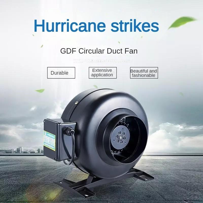 

Household Circular Duct Coaxial Centrifugal Fan Kitchen Smoke Exhaust Ventilator Air Purification Exhaust Fan TSK100mm