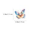 50PCS Cute Watercolor Diverse Animal Graffiti Stickers Cartoon DIY Skateboard Mobile Laptop Decoration Reward Stickers Toy