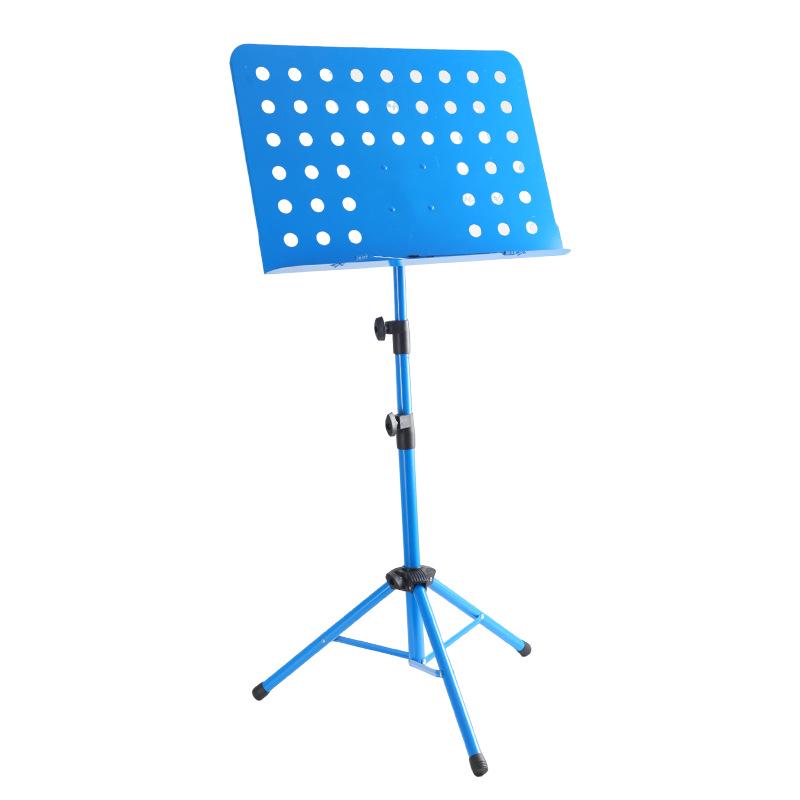 Individually Packaged Height-Adjustable Colored Folding Music Stand - Extra Thick and Large