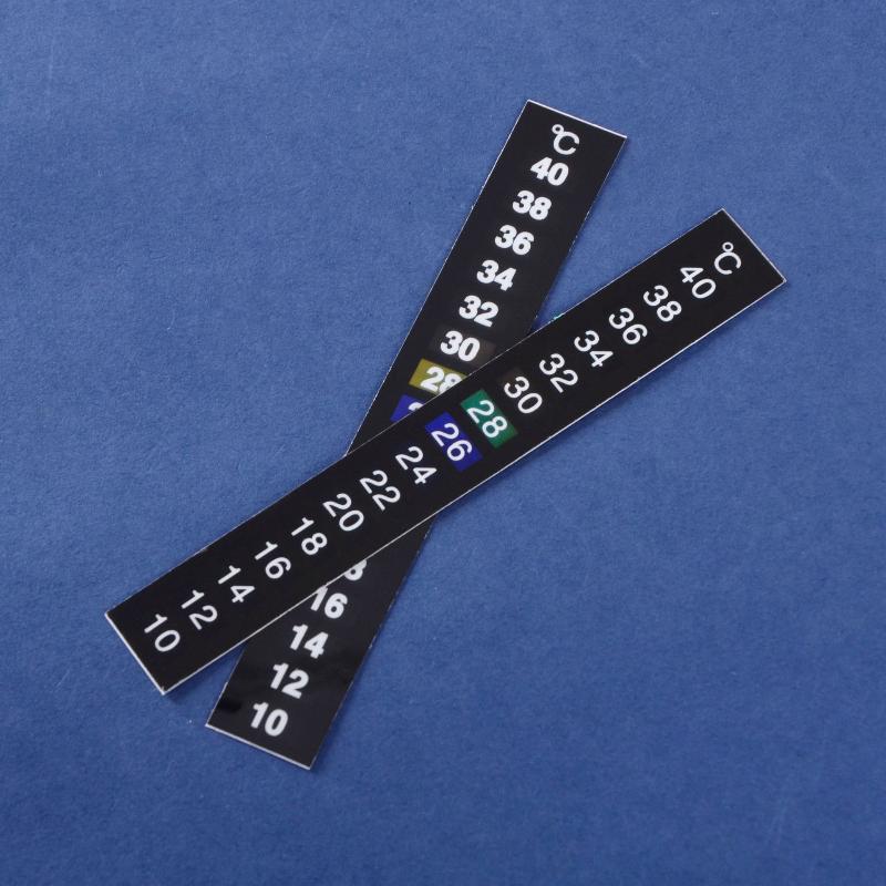 Aquarium Temperaturaufkleber LCD Temperaturmessung 10-40 ℃ Aquarium Wassertemperatur Messpflaster Aquarium Werkzeug