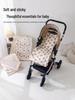 Soft Cotton Velvet Baby Stroller Seat Cushion for Autumn & Winter