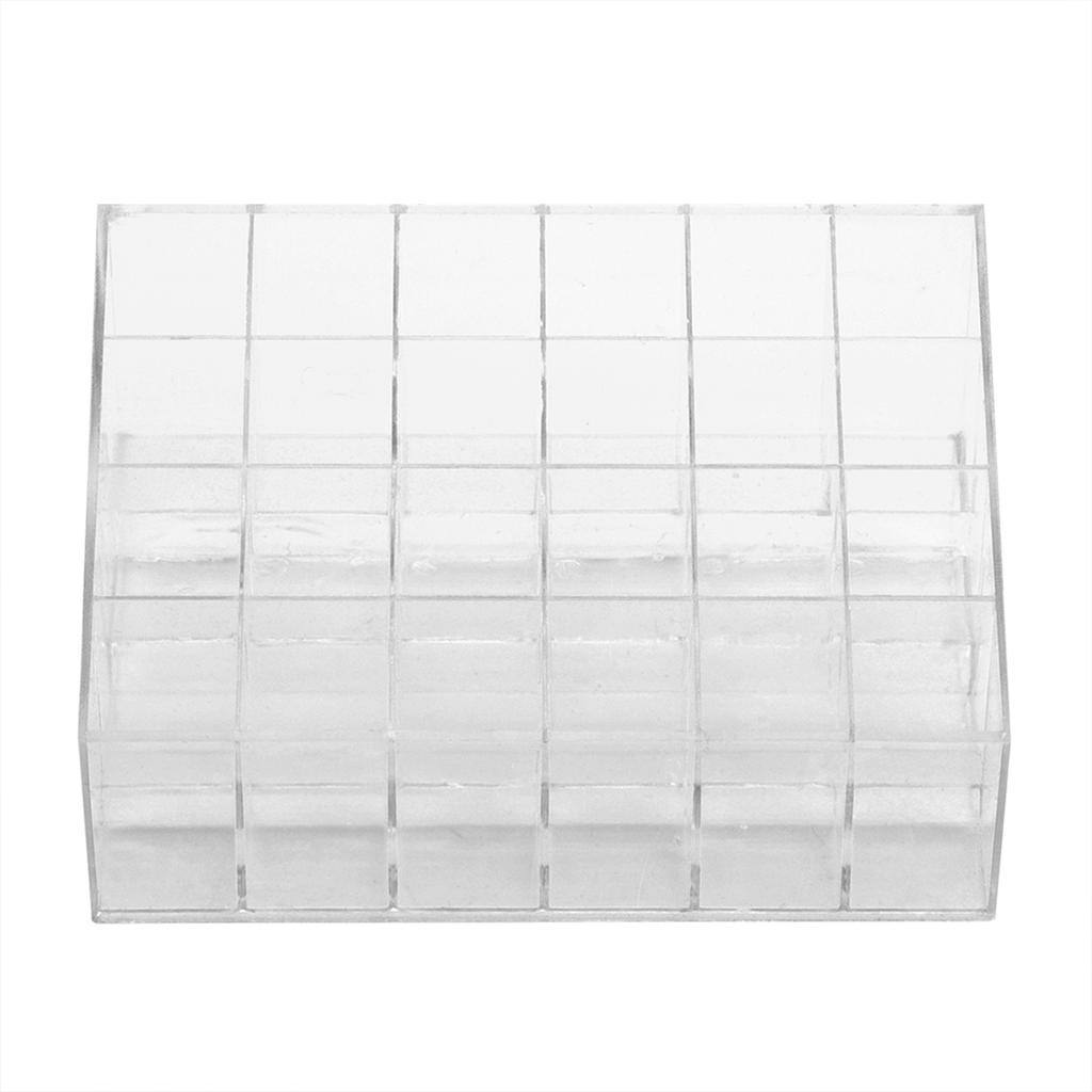 Lipstick , Transparent Lipstick Holder with 24 Slots Lipstick Holder Cosmetic Makeup Lipstick Holder