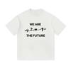 White Elon Musk's Same Model, We Are The Future Graphic Tee Cotton Mens Womens T Shirt Vintage Streetwear