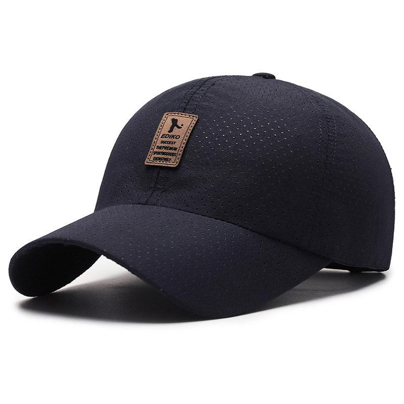 Summer Won The Bidding Quick-Drying Baseball Cap Casual Versatile Perforated Breathable Cap Outdoor Sports Fishing Hat