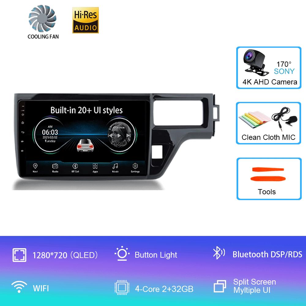 

For Honda Stepwgn 5 2015 - 2021 RHD Car Radio Multimedia Headunit QLED System Navigation GPS Auto Android14 2Din DVD CHINA