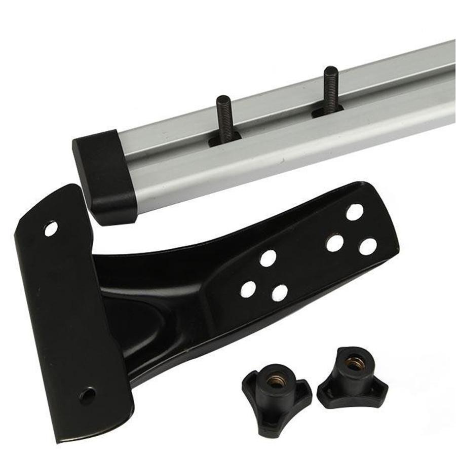 48" Universal Car Top Roof Rack Cross Tube Bar Cargo Luggage Carrier Rack Silver
