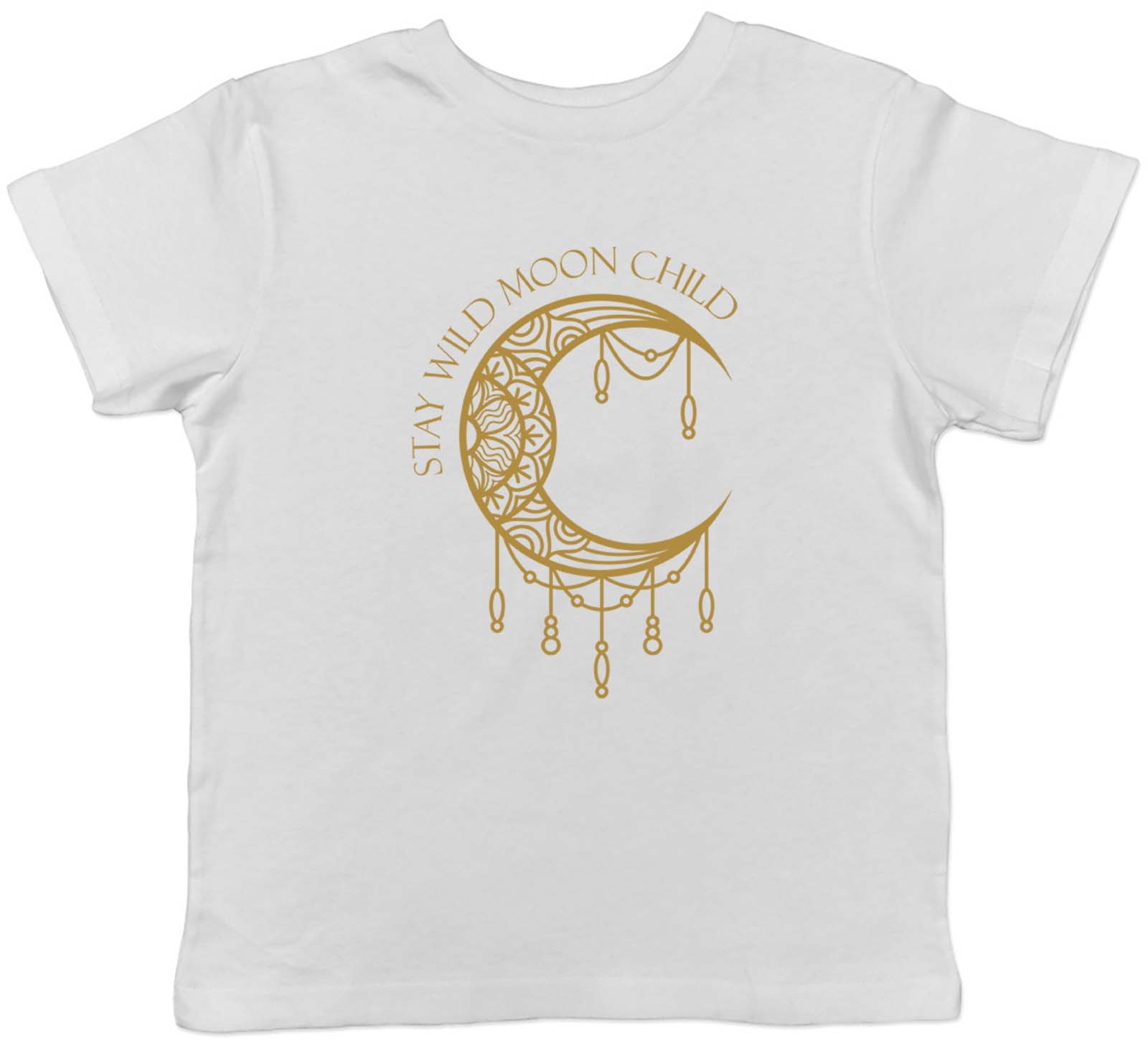 

Stay Wild Moon Child Dream Catcher Childrens Kids T-Shirt Boys Girls Gift 120