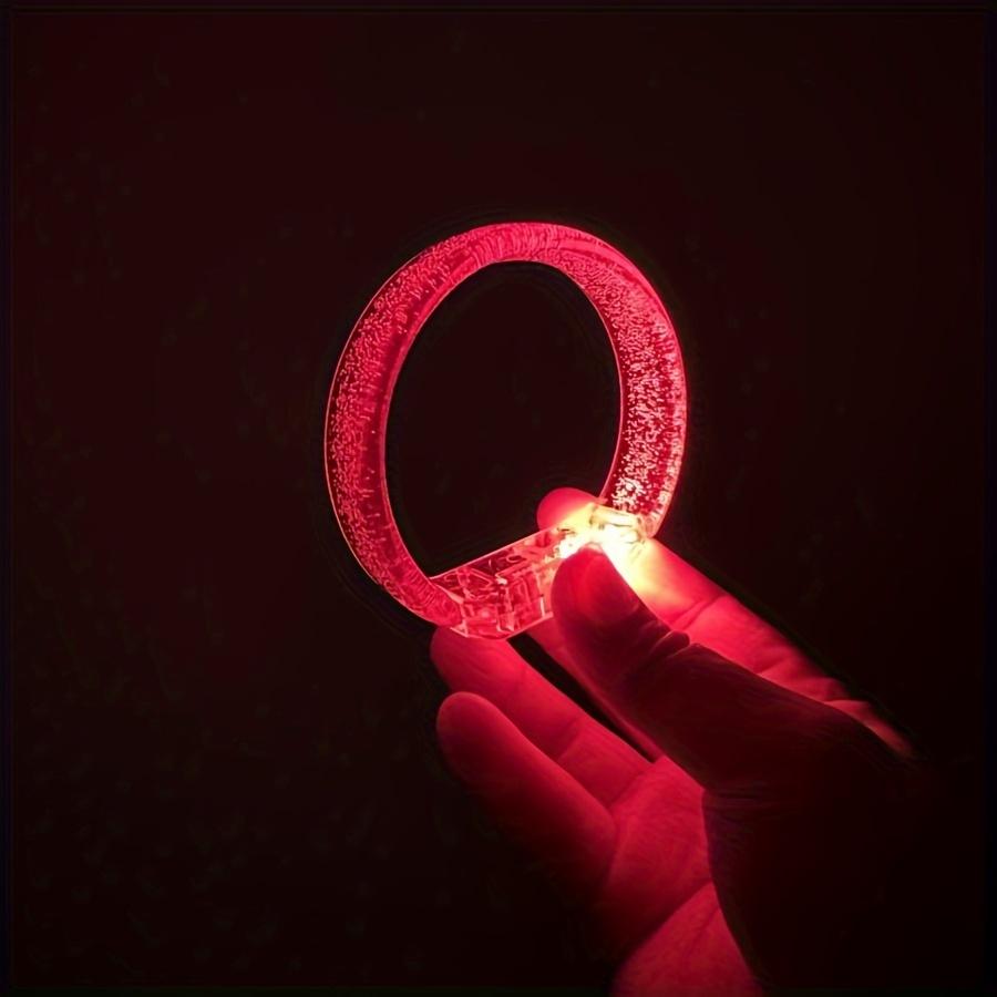 10Pcs LED Luminous Bracelets LED Light Up Bracelets Glow In The Dark Neon Bangle Party Favors Concert Supplies Luminous Wristbands