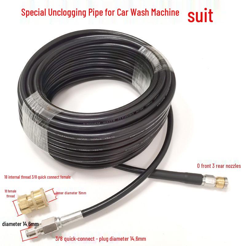 Dicky Hochdruck-Autowascher Kanalreinigungsdüse zum Spülen von Rohren.