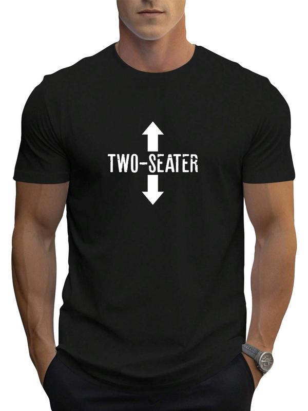 Unisex letter pattern T-shirts, summer T-shirts S