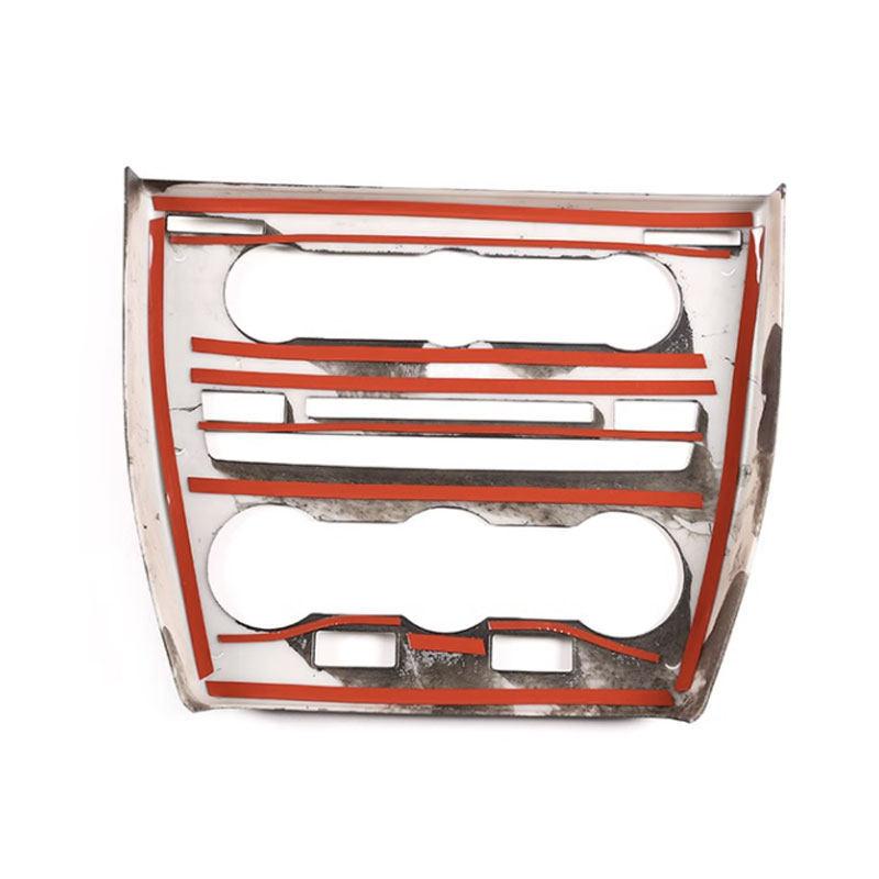 For Land Rover Freelander 2 2013 2014 2015 Car Center Console Air Condition CD MODE Volume Control Panel Frame Protective Trim