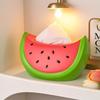 Fruit Watermelon Paper Storage Box Model Toy Watermelon Ornament Decoration  Birthday Gift