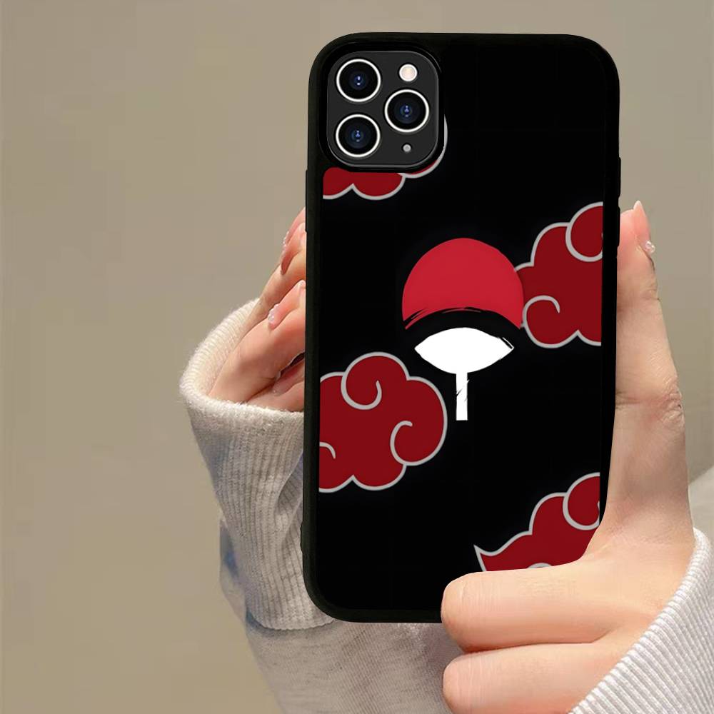 A-Akatsukis I-Itachis U-Uchihas S-Sasukes Phone Case Silicone PC+TPU For For iPhone 11 12 13 14 15 16 Plus Pro Max Cover