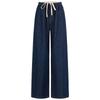 Women's Cotton Linen Vintage Straight Jeans
