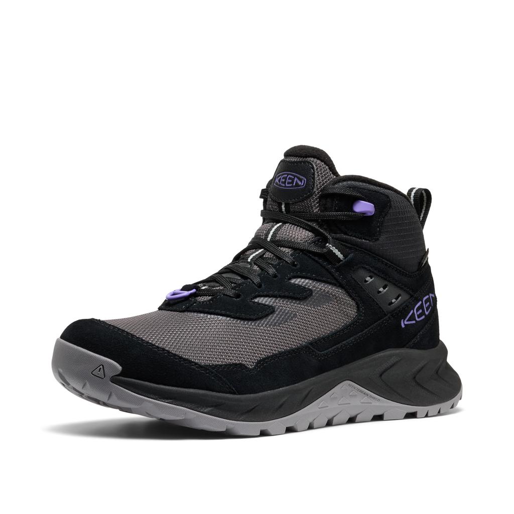 KEEN HIGHTRAIL MID Polar Size Boots, Women's, Black/Aster Purple, 25.5cm