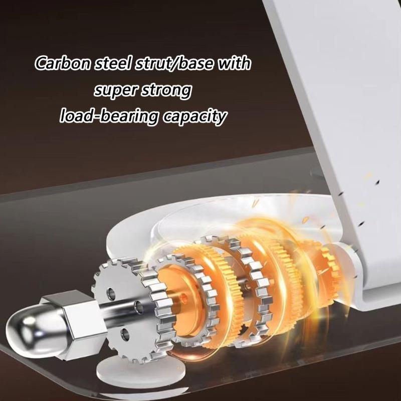 Universal Acrylic Transparents Tablets Stand With 360 Degree Rotation And Foldable Design For 12.9Inch Devices