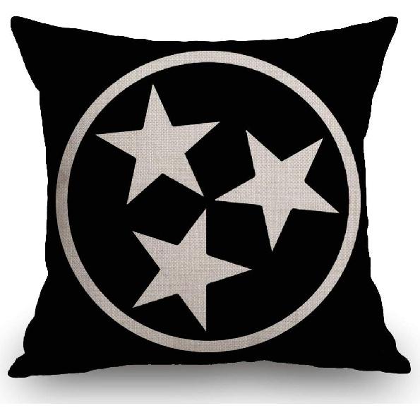 SSOIU White Dog Paw Footprint Icon Isolated On Black Background Decoration Farmhouse Decor Cotton Linen Home Decorative Throw Pillow Case Cushion