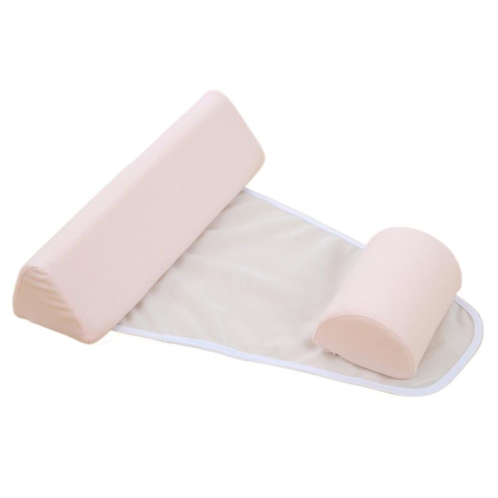 

Memory Foam Soft Infant Pillow Breathable Orthopedic Pillow Baby Side Sleeper Wedge Baby Sleep рожевий