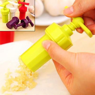 Prensa Manual de Jengibre y Ajo Cortador Triturador de Giro Pelador de Plástico Herramientas de Cocina