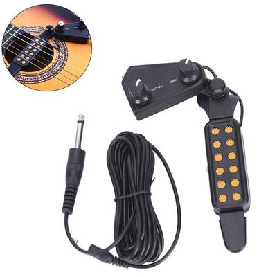 Clip-On-Sound-Mikrofonkabel, 12-Loch-Tonabnehmer für akustische E-Gitarre, Verstärker