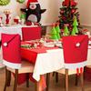Christmas Chair Cover & Decoration Set - Cartoon Home Christmas Supplies for Dining Chair & Party