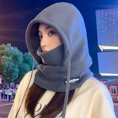 Men and Women Can Wear Fleece, Warm Ear Protectors, Autumn and Winter Green Couples Cycling Sports Scarf Cover