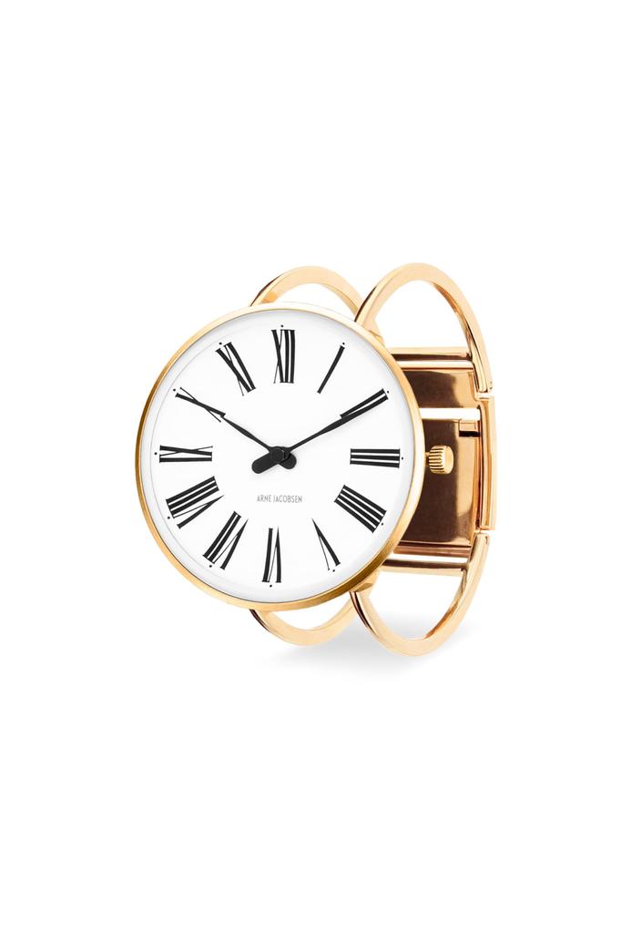 ARNE JACOBSEN ROMAN 53308-2019, 40mm, Nordic Design, Water Resistant (Quiet Design with No Second Hand), White Gold Bangle Strap