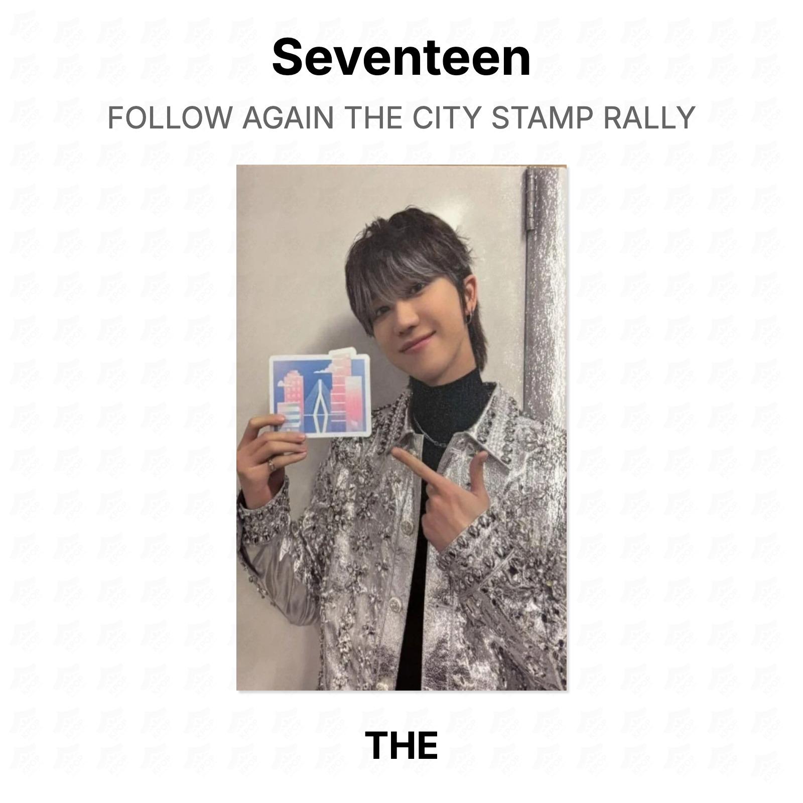 Seventeen FOLLOW AGAIN THE CITY STAMP RALLY Official Photocard THE 8