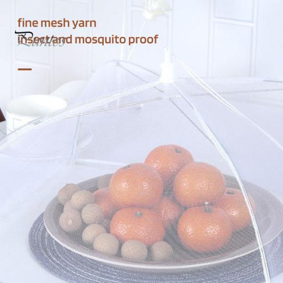 BBQ Food Cover Mesh Breathable Washable Table Tent Screen Anti-fly Dish Outdoor Camping Outside Picnic Collapsible Umbrella Net