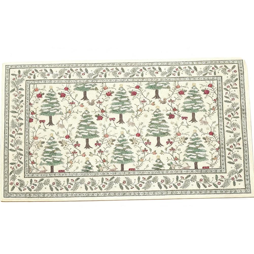 Christmas Festival Decoration Entrance Door Corridor Carpet Non-Slip And Stain-Resistant Mat Home Decoration
