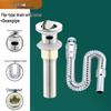 Stainless Steel Basin Pop-up Drainer & Pipe Kit