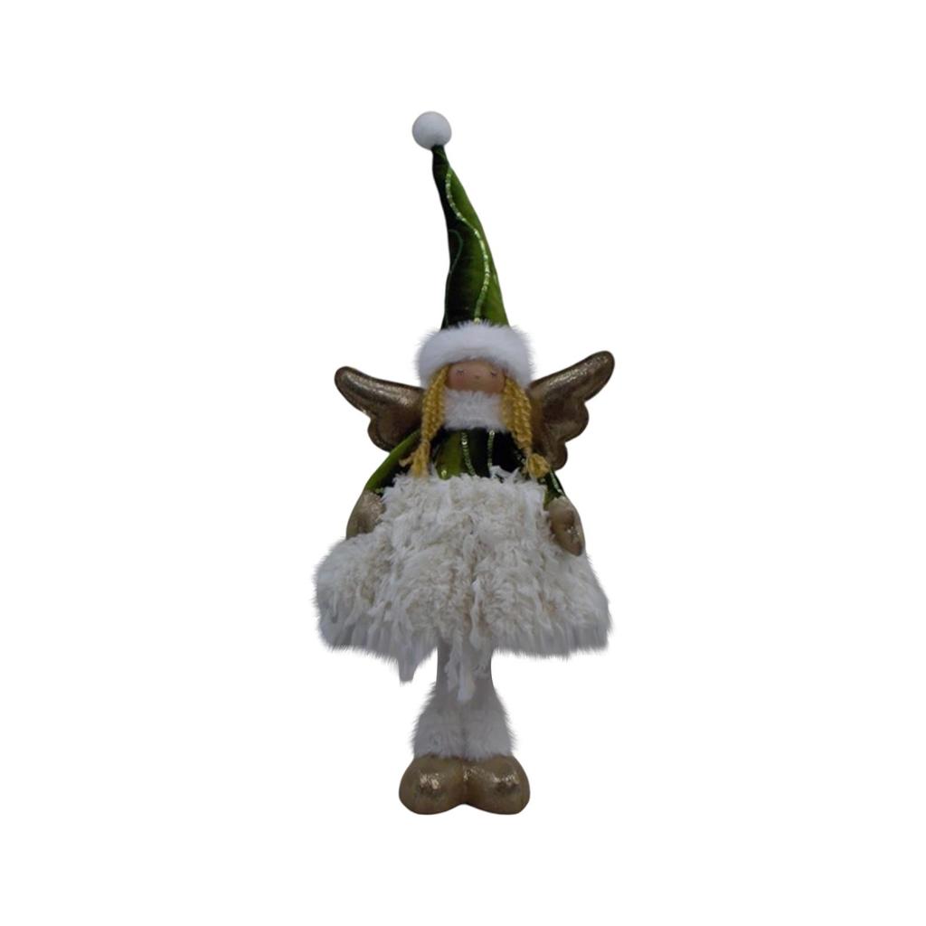 Christmas Little Angel Girl Doll Cartoon Princess High Hat Doll Window Display Long Leg Christmas Doll