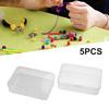 5 Stück Plastikbox Aufbewahrung Nützlicher Behälter Schmuck Neu