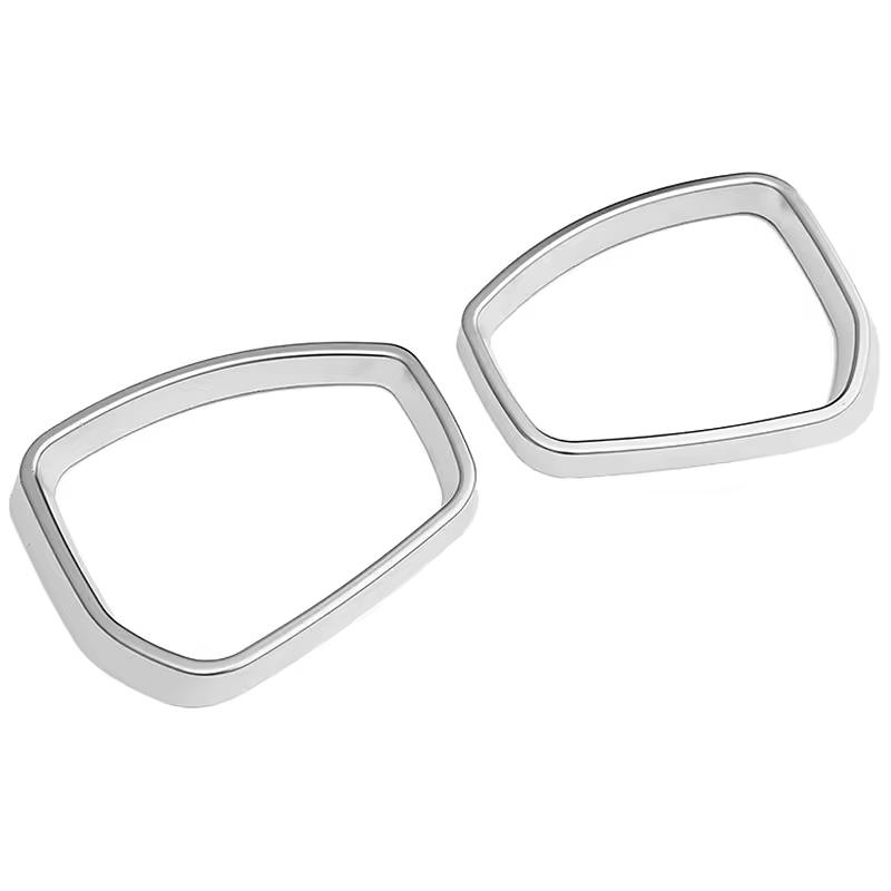 

ABS Car Exterior Side Rearview Mirror Frame Trim For Land Rover Discovery Sport 2015-2018 Range Rover Evoque 2012-2018 серебряный