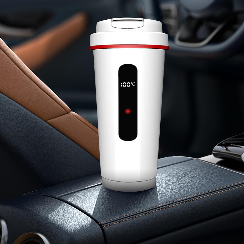 Portable Car Water Boiler 12V/24V Truck Heating Cup Small Electric Water Kettle for Travel