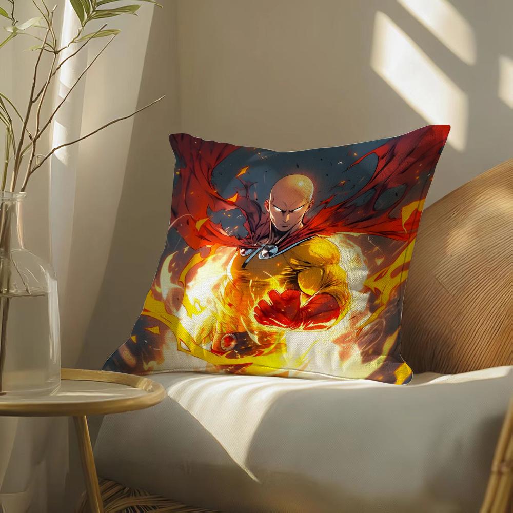 One-Punchman Pillow Case Pillowcase, Double-Sided Printed, Sofa Cushion, Bedroom Headboard