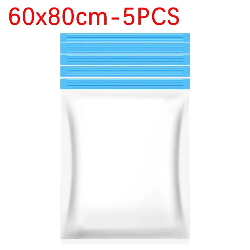 Transparent Vacuum Compression Bag Clothes Quilt Storage Bag Reusable Space Saving Vacuum Compression Bag Hand Pump Organiser