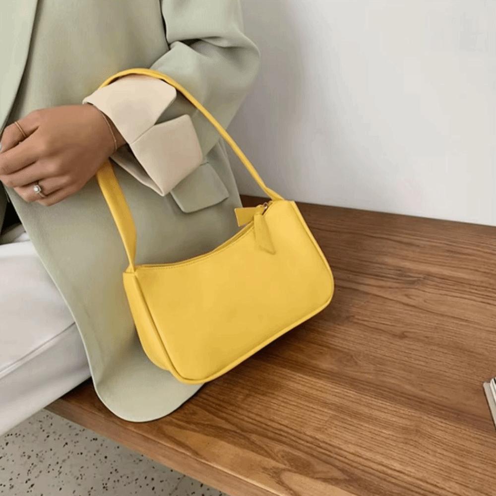 Top Handle Retro Forearm Bag Underarm Style Western Style Bag Bow Handbag  Casual Wear